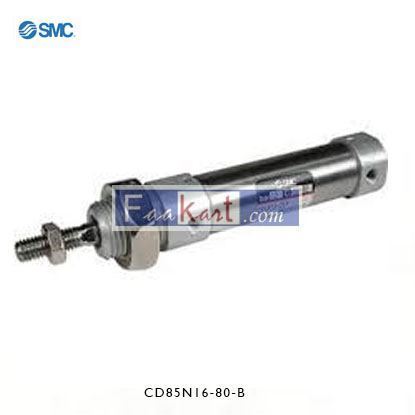 Picture of CD85N16-80-B    SMC Pneumatic Roundline Cylinder 16mm Bore, 80mm Stroke, C85 Series, Double Acting