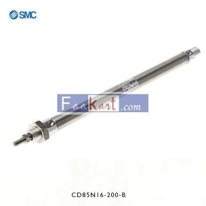Picture of CD85N16-200-B    SMC Pneumatic Roundline Cylinder 16mm Bore, 200mm Stroke, C85 Series, Double Acting