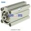 Picture of CDQ2B32TF-50DZ    SMC Pneumatic Compact Cylinder 32mm Bore, 50mm Stroke, CQ2 Series, Double Acting