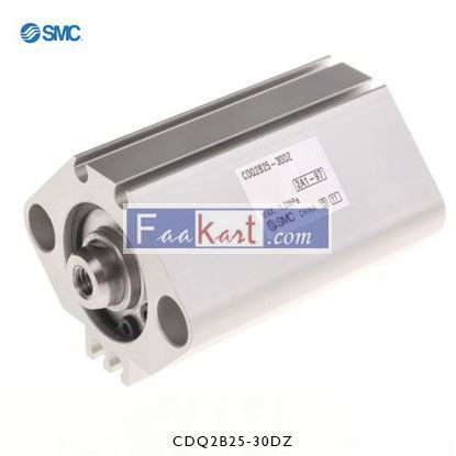 Picture of CDQ2B25-30DZ    SMC Pneumatic Compact Cylinder 25mm Bore, 30mm Stroke, CQ2 Series, Double Acting