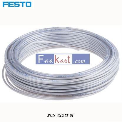 Picture of PUN-4X0,75-SI  Festo Air Hose Silver