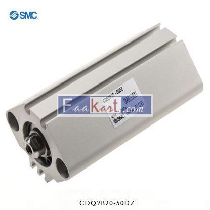 Picture of CDQ2B20-50DZ     SMC Pneumatic Compact Cylinder 20mm Bore, 50mm Stroke, CQ2 Series, Double Acting