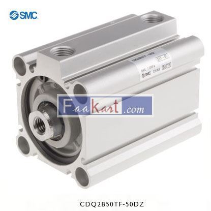 Picture of CDQ2B50TF-50DZ    SMC Pneumatic Compact Cylinder 50mm Bore, 50mm Stroke, CQ2 Series, Double Acting