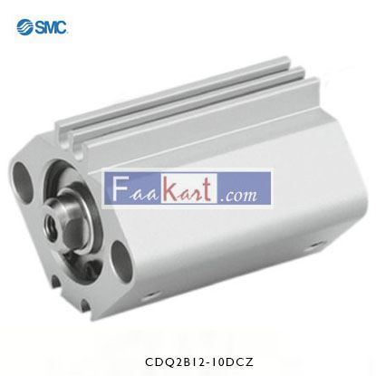 Picture of CDQ2B12-10DCZ    SMC Pneumatic Compact Cylinder 12mm Bore, 10mm Stroke, CQ2 Series, Double Acting