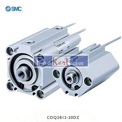 Picture of CDQ2B12-20DZ      SMC Pneumatic Compact Cylinder 12mm Bore, 20mm Stroke, CQ2 Series, Double Acting