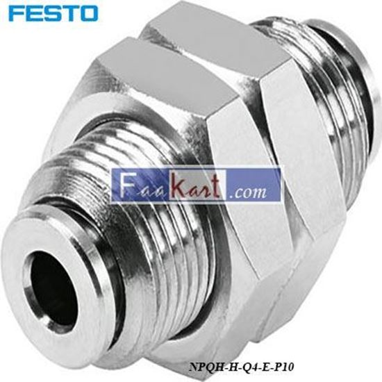 Picture of NPQH-H-Q4-E-P10  Festo Pneumatic Bulkhead