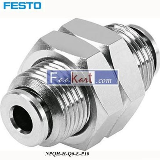 Picture of NPQH-H-Q6-E-P10 Festo Pneumatic Bulkhead