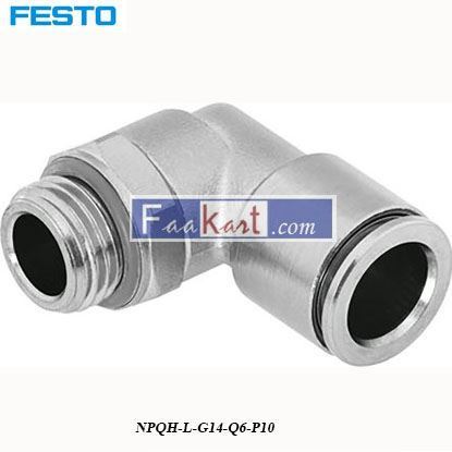 Picture of NPQH-L-G14-Q6-P10 FESTO Elbow Connector