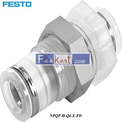 Picture of NPQP-H-Q6-E-FD  Festo Pneumatic Bulkhead