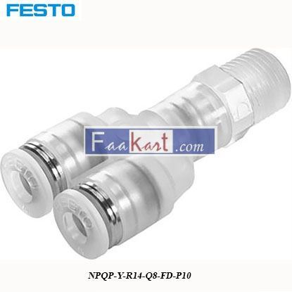 Picture of NPQP-Y-R14-Q8-FD-P10  Festo Pneumatic Double Y Threaded