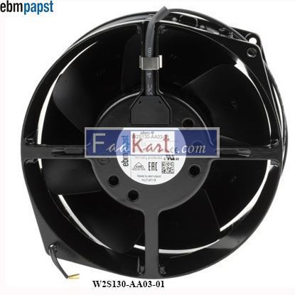 Picture of W2S130-AA03-01 EBM-PAPST AC Axial fan