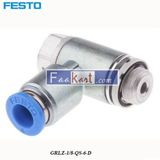 Picture of GRLZ-1 8-QS-6-D  Festo GRLZ Series Flow Regulator