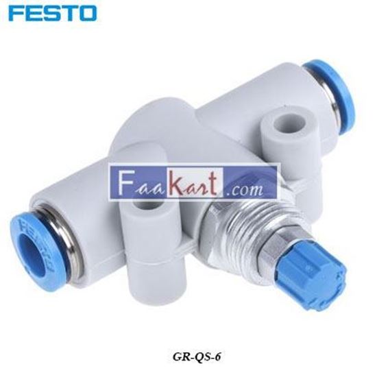 Picture of GR-QS-6  Festo GR Series Flow Valve