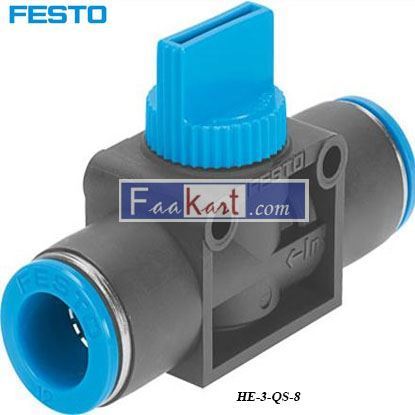 Picture of HE-3-QS-8  FESTO Control Valve   153476