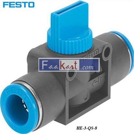 Picture of HE-3-QS-8  FESTO Control Valve   153476