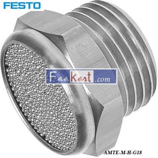 Picture of AMTE-M-H-G18  FESTO Pneumatic Silencer,