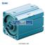 Picture of CD55B20-100   SMC Pneumatic Compact Cylinder 20mm Bore, 100mm Stroke, C55 Series, Double Acting