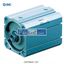 Picture of CD55B25-125    SMC Pneumatic Compact Cylinder 25mm Bore, 125mm Stroke, C55 Series, Double Acting