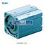 Picture of CD55B32-125    SMC Pneumatic Compact Cylinder 32mm Bore, 125mm Stroke, C55 Series, Double Acting