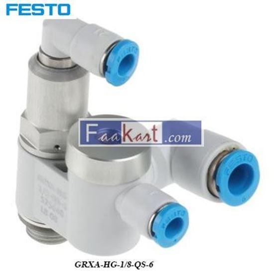 Picture of GRXA-HG-1 8-QS-6  Festo GRXA Series Flow Valve