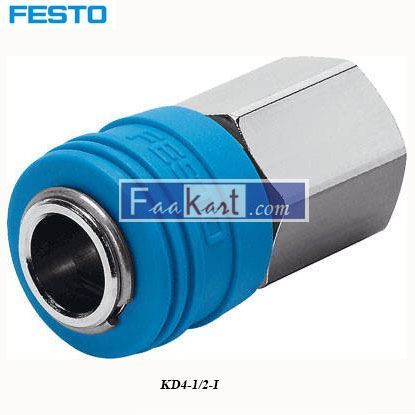Picture of KD4-1 2-I  Festo Pneumatic Quick Connect Coupling Brass
