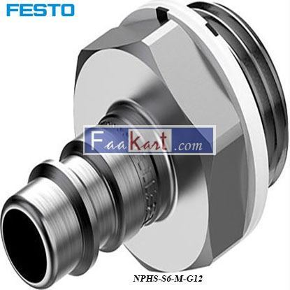 Picture of NPHS-S6-M-G12  FESTO  Pneumatic Quick Connect Coupling