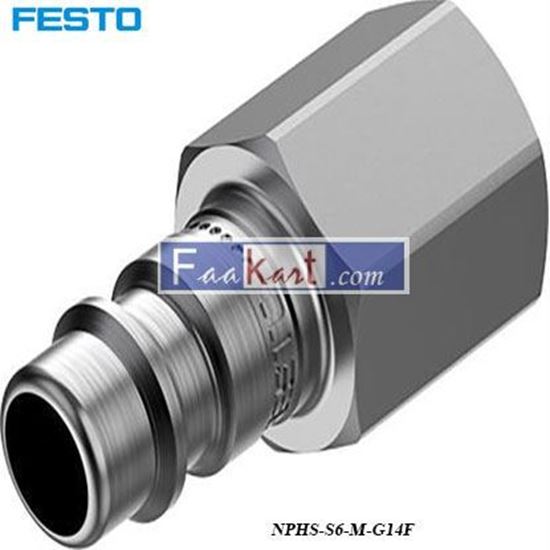 Picture of NPHS-S6-M-G14F Festo Pneumatic Quick Connect Coupling