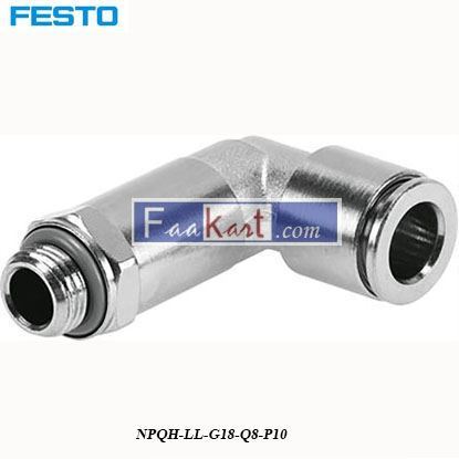 Picture of NPQH-LL-G18-Q8-P10  FESTO Elbow Connector