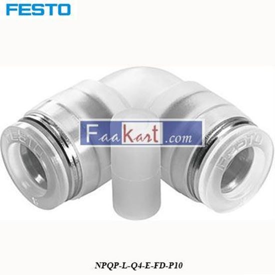 Picture of NPQP-L-Q4-E-FD-P10  Festo Pneumatic Elbow Tube
