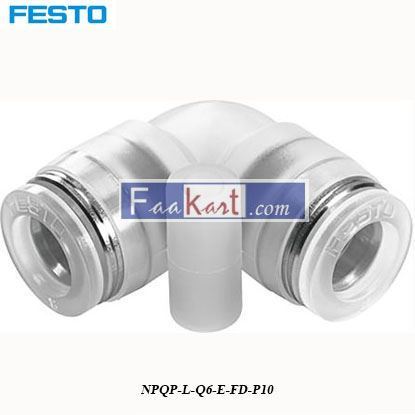 Picture of NPQP-L-Q6-E-FD-P10  Festo Pneumatic Elbow Tube