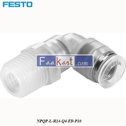 Picture of NPQP-L-R14-Q4-FD-P10  Festo Pneumatic Tee Tube Adapter
