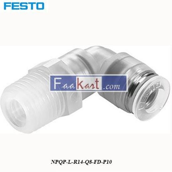 Picture of NPQP-L-R14-Q8-FD-P10  Festo Pneumatic Tee Tube Adapter