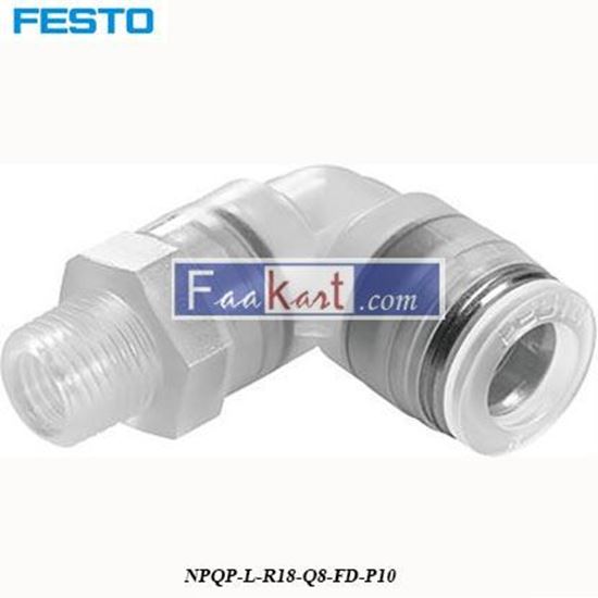 Picture of NPQP-L-R18-Q8-FD-P10  Festo Pneumatic Tee Tube Adapter