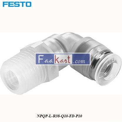 Picture of NPQP-L-R38-Q10-FD-P10  Festo Pneumatic TeeTube Adapter