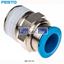 Picture of QS-1 2-12  Festo Threaded-to-Tube Pneumatic Fitting