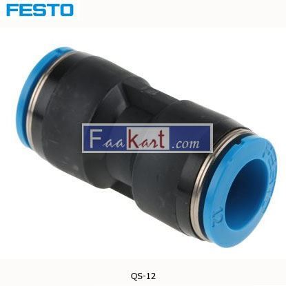 Picture of QS-12  Festo Tube-to-Tube Pneumatic Fitting Push