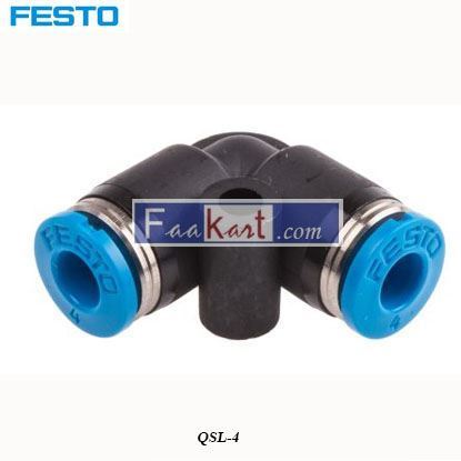 Picture of QSL-4  Festo Tube-to-Tube Pneumatic Elbow Fitting