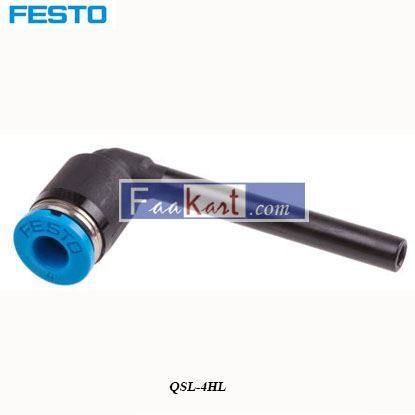 Picture of QSL-4HL  Festo Tube-to-Tube Pneumatic Elbow Fitting
