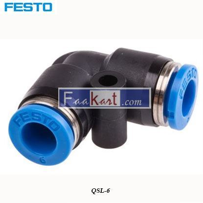 Picture of QSL-6  Festo Tube-to-Tube Pneumatic Elbow Fitting