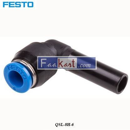 Picture of QSL-8H-6  Festo Tube-to-Tube Pneumatic Elbow Fitting