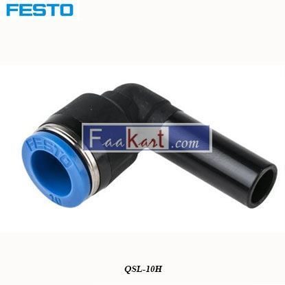 Picture of QSL-10H  Festo Tube-to-Tube Pneumatic Elbow Fitting