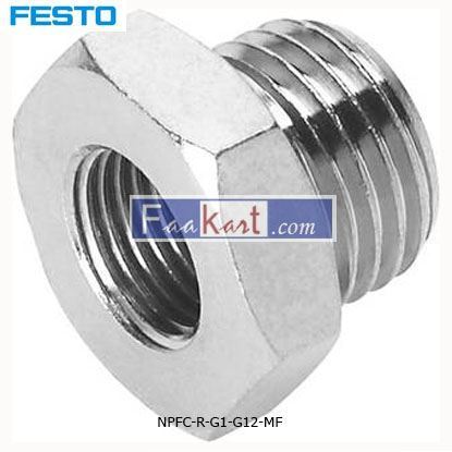 Picture of NPFC-R-G1-G12-MF  FESTO  Pneumatic Straight Threaded Adapter