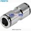 Picture of NPQH-D-Q10-E-P10  Festo NPQH Pneumatic Straight Tube-to-Tube Adapter