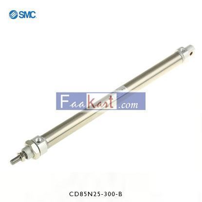 Picture of CD85N25-300-B       SMC Pneumatic Roundline Cylinder 25mm Bore, 300mm Stroke, C85 Series, Double Acting