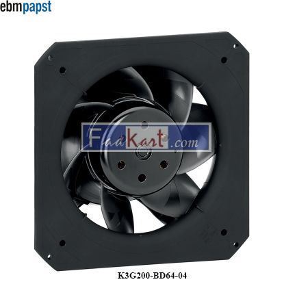 Picture of K3G200-BD64-04 EBM-PAPST DC Axial fan