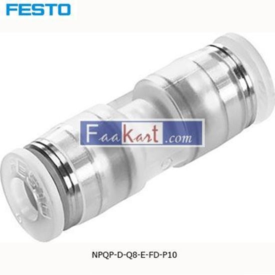 Picture of NPQP-D-Q8-E-FD-P10  FESTO Tube-to-Tube Adapter