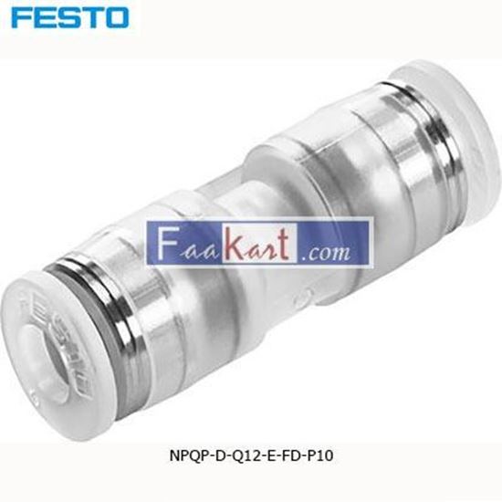 Picture of NPQP-D-Q12-E-FD-P10  FESTO Tube-to-Tube Adapter