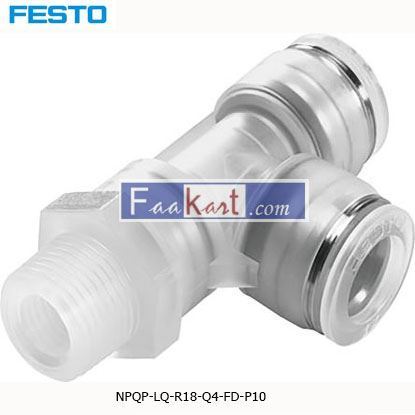 Picture of NPQP-LQ-R18-Q4-FD-P10  FESTO Tube Tee Connector