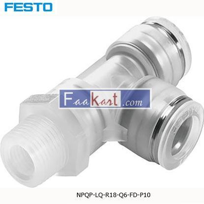 Picture of NPQP-LQ-R18-Q6-FD-P10  FESTO Tube Tee Connector