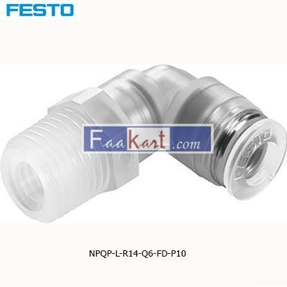 Picture of NPQP-L-R14-Q6-FD-P10  FESTO Threaded-to-Tube Adapter